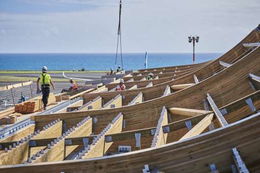 Photo extérieur des travaux NAO 